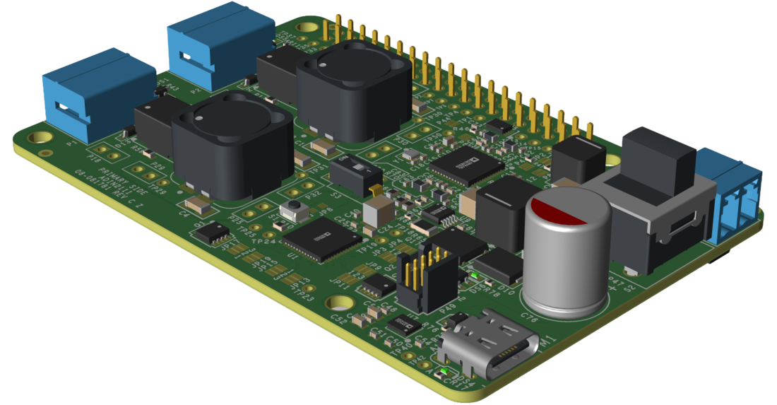 AD-RPI-T1LPSE-SL Evaluation Board Angle View