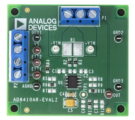 AD8410AR-EVALZ Evaluation Board - Top View