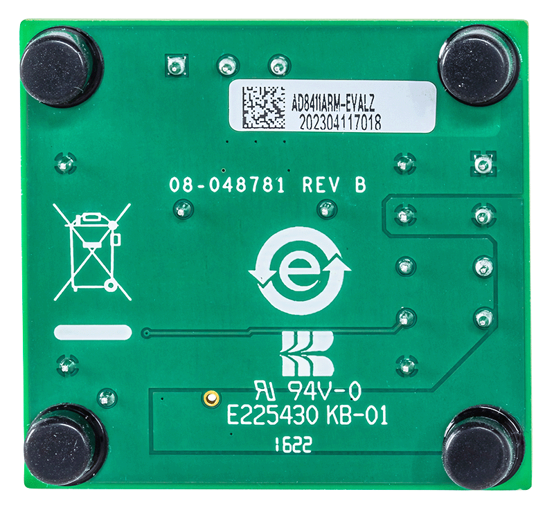 AD8411ARM-EVALZ Evaluation Board - Bottom View