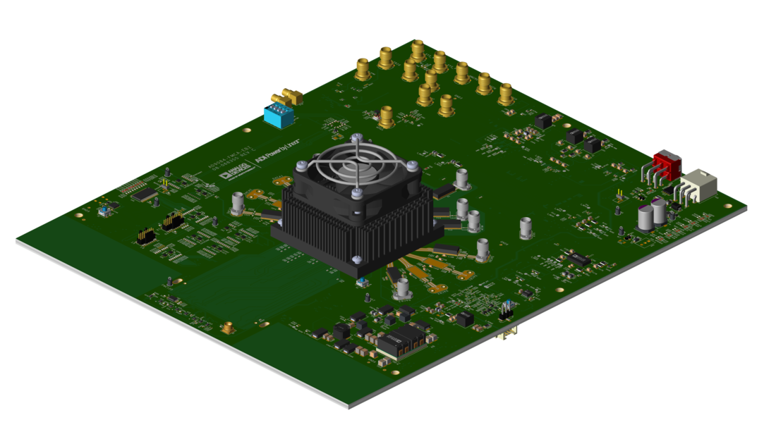 EVAL-AD9084 Board Photo Angle View