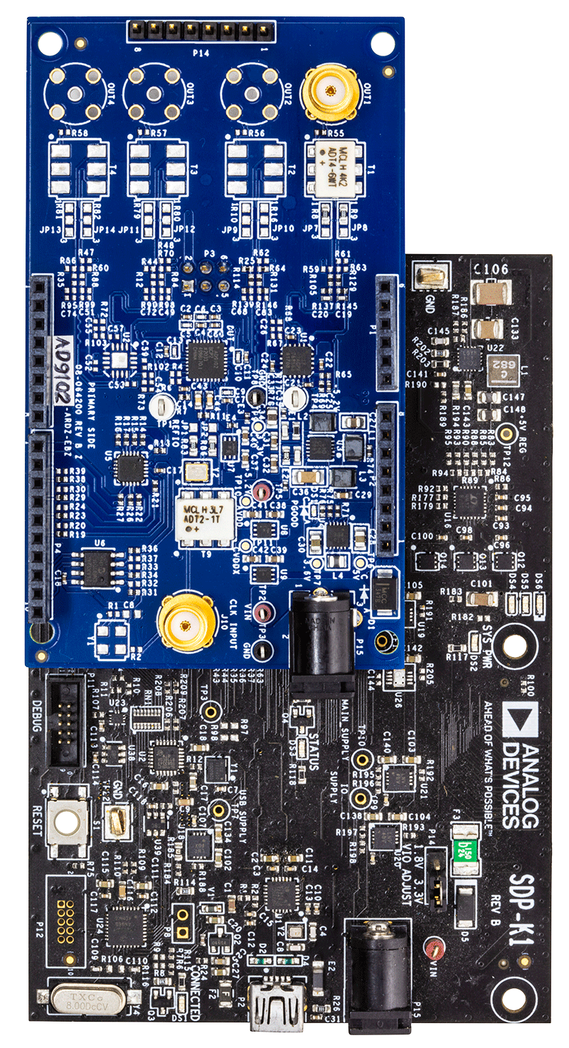 AD9102-ARDZ-EBZKIT - Top View