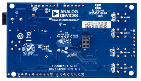 AD9106-ARDZ-EBZ Evaluation Board - Bottom View
