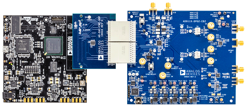 AD911x Evaluation Board Kit - Top View