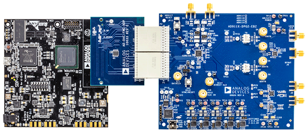 AD911x Evaluation Board Kit - Top View
