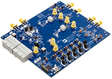 AD911x Evaluation Board - Angle View