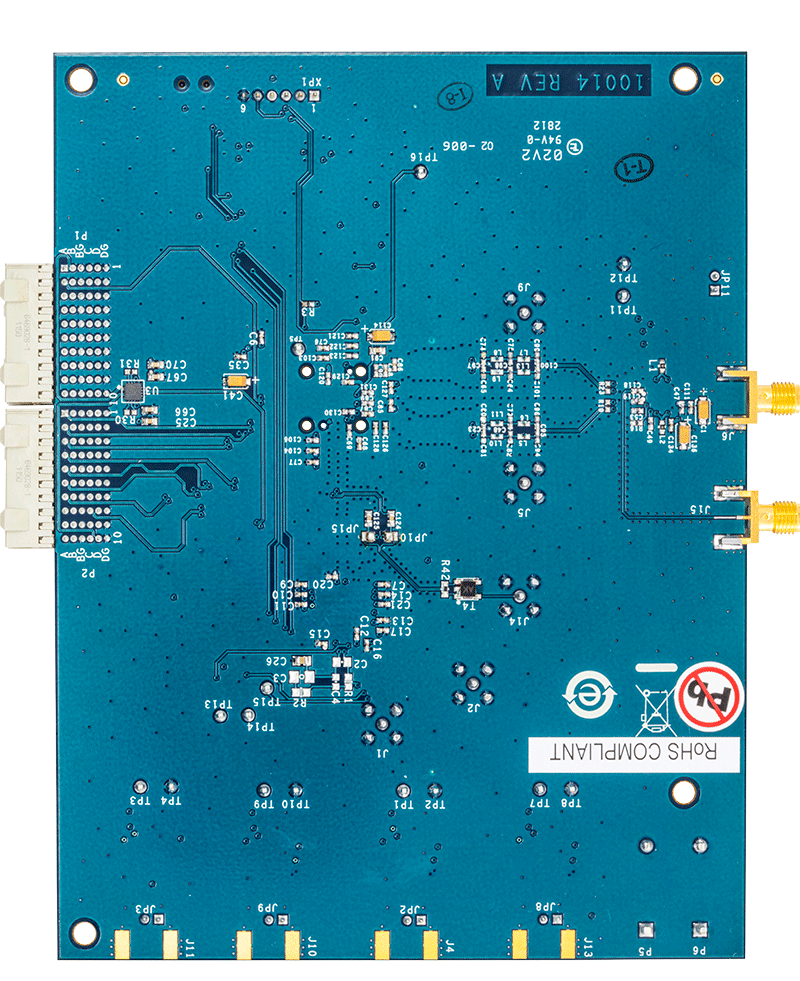 AD9146-M5375-EBZ Evaluation Board - Bottom View
