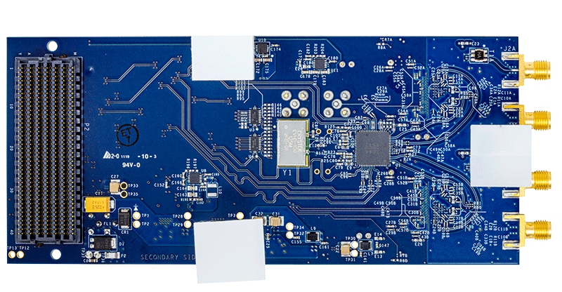 AD9208-DUAL Evaluation Board - Bottom View