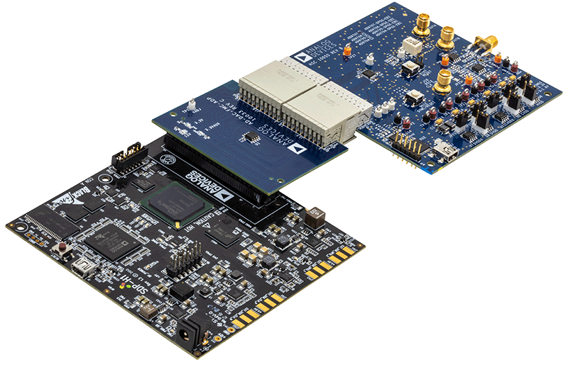 AD970x Evaluation Board Kit - Bottom View