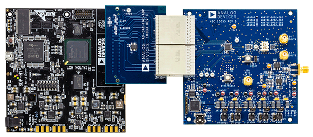 AD970x Evaluation Board - Top View