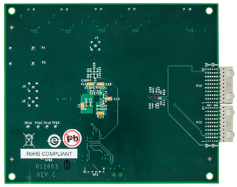 AD9736-DPG2-EBZ Evaluation Board - Bottom View