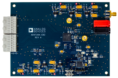 AD9739A-EBZ Evaluation Board - Top View