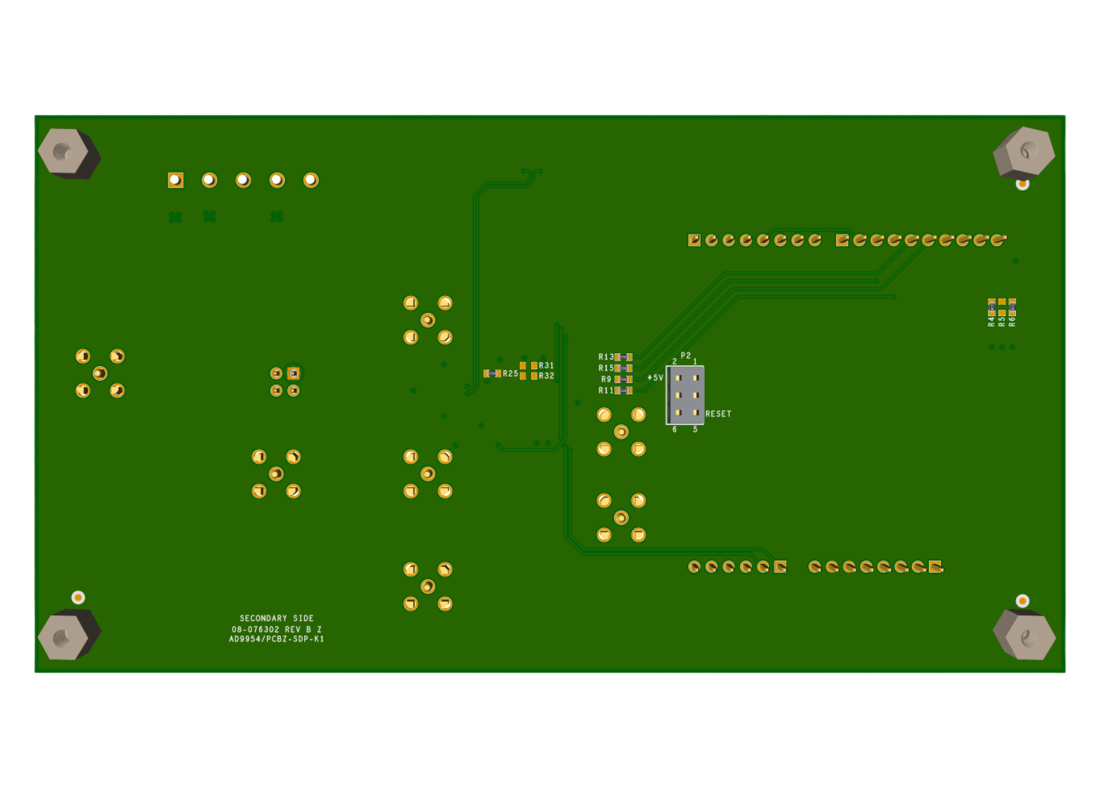 EVAL-AD9951 Evaluation Board  Bottom View