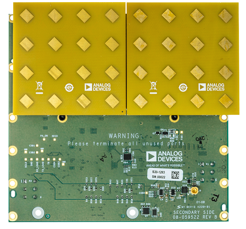 ADAR1000EVAL1Z KIT  - Bottom View