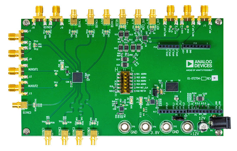 EVAL-ADF4030 Top View