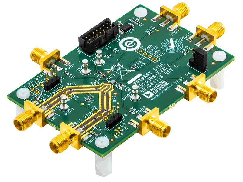 EVAL-ADL5309 Board Photo Angle View