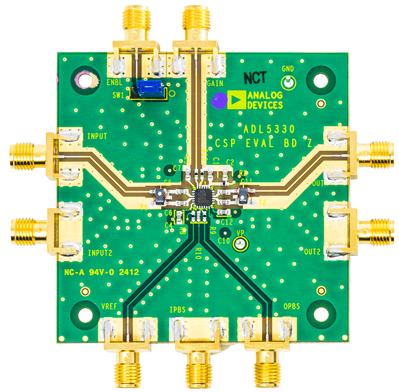 ADL5330 Evaluation Board - Top View