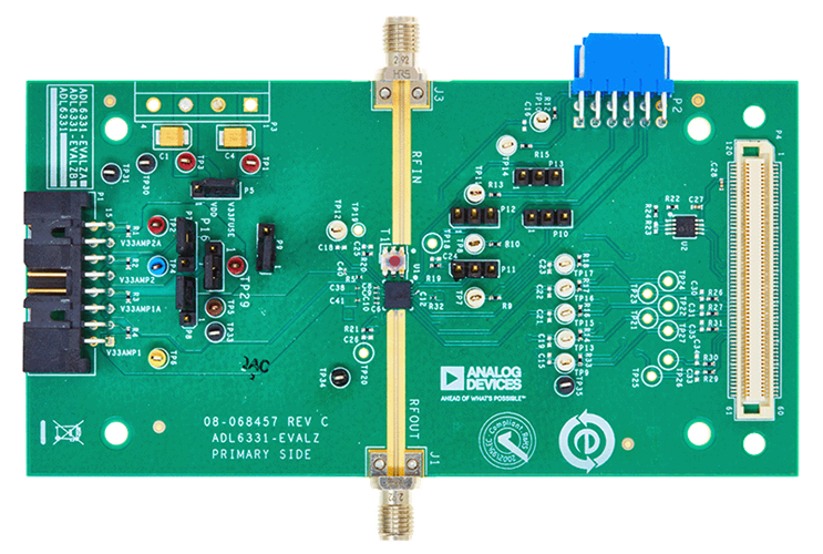 ADL6331-EVALZ Board Photo Top View