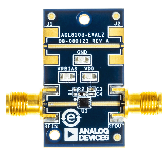 EVAL-ADL8103 Board Photo Top View
