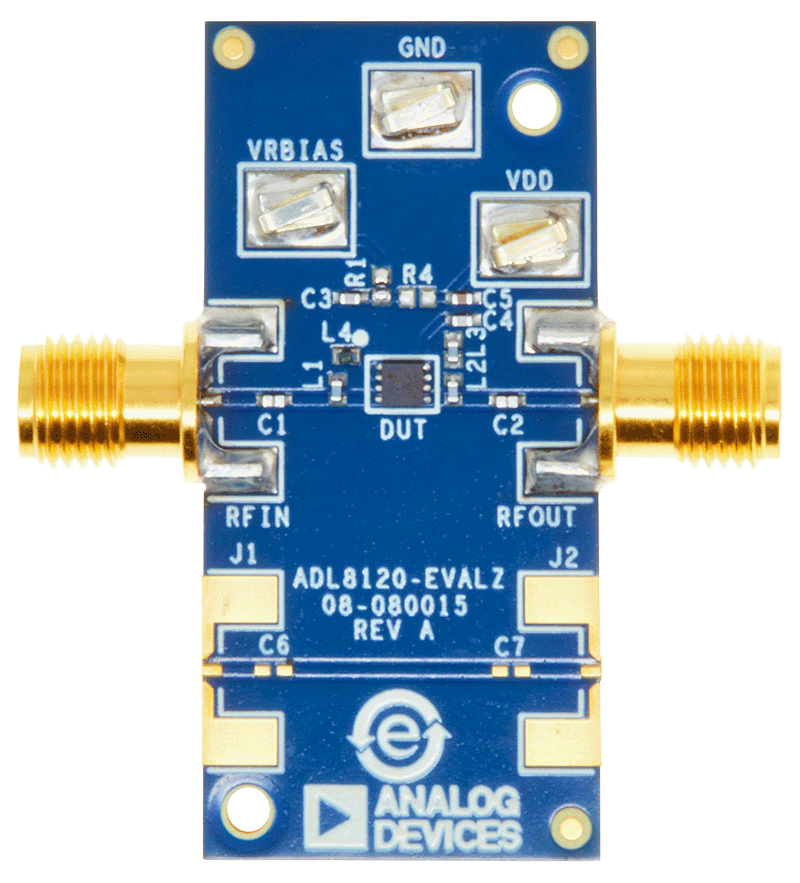 EVAL-ADL8120 Board Photo Top View