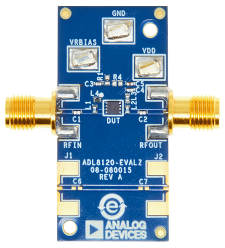 EVAL-ADL8120 Board Photo Top View