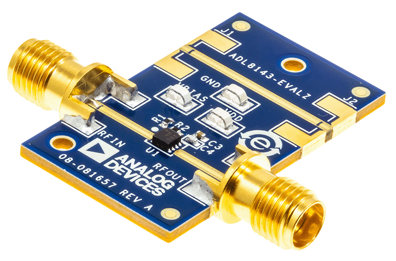 EVAL-ADL8143 Board Photo Angle View