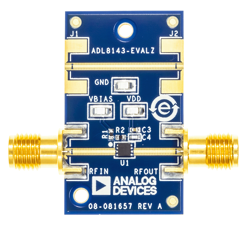 EVAL-ADL8143 Board Photo Top View