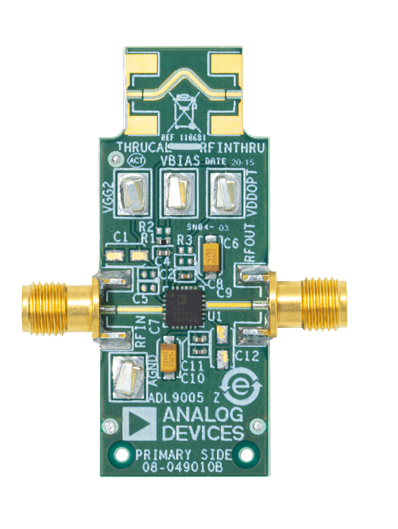 ADL9005 Evaluation Board - Top View