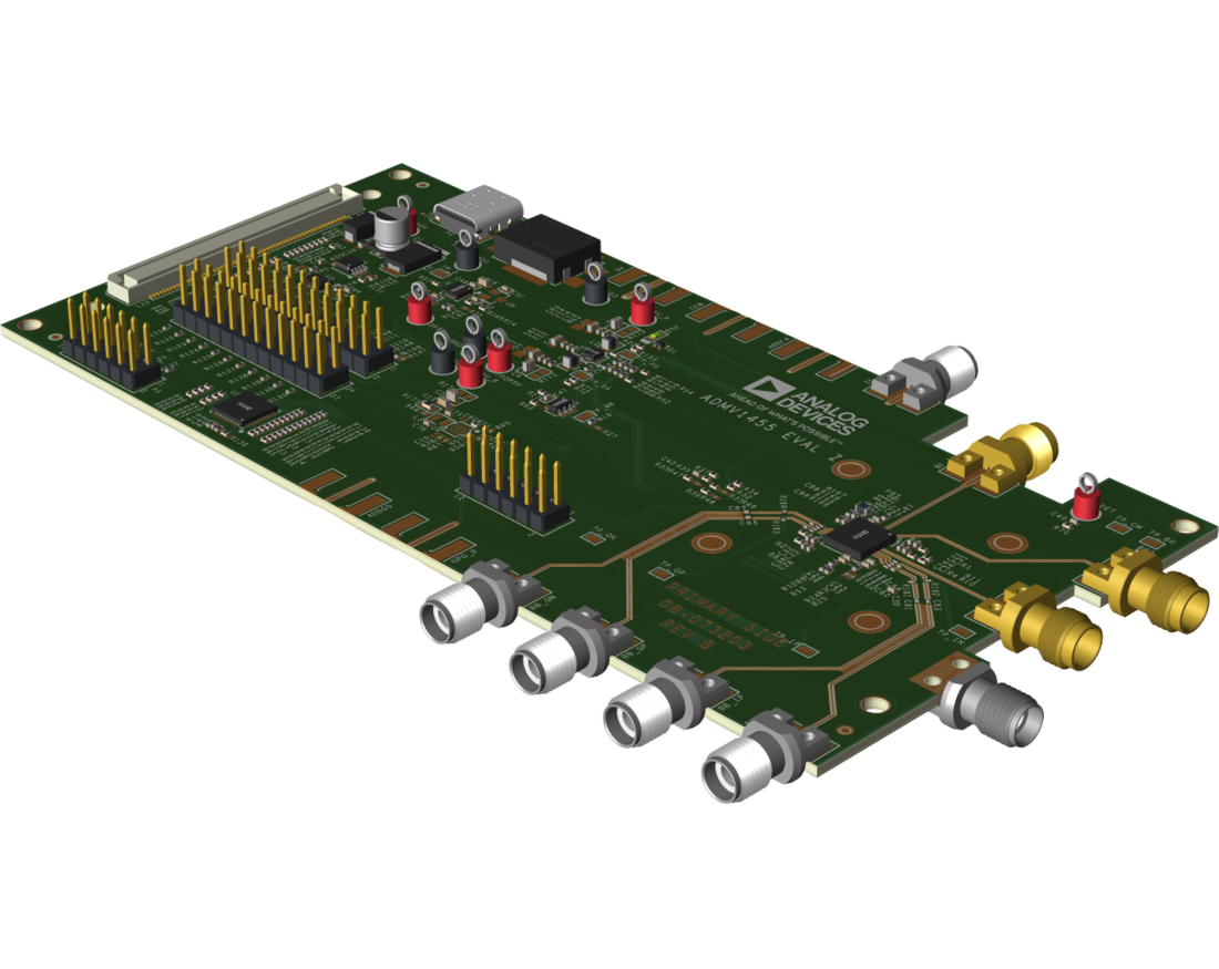 EVAL-ADMV1455 Evaluation Board Photo Angle View