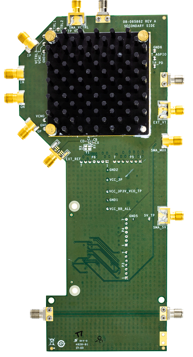 ADMV4540 Evaluation Board - Bottom View