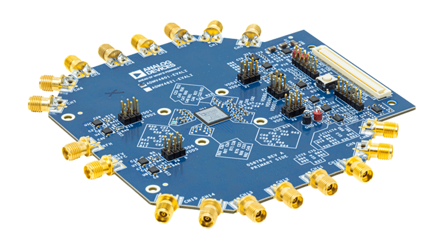 ADMV4801-Evaluation Board Angle Image