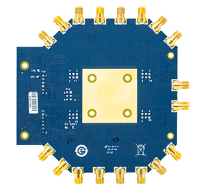 ADMV4801-Evaluation Board Bottom Image