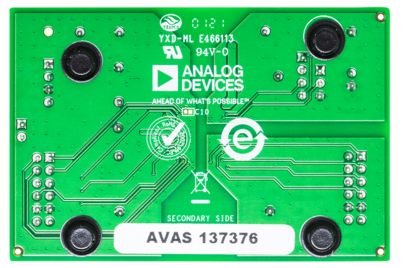 ADP1034CP-1-EVALZ Evaluation Board - Bottom View