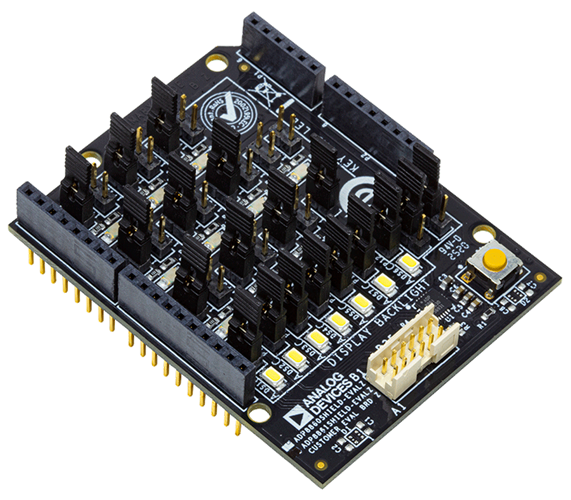 ADP8861SHIELD Evaluation Board - Angle View