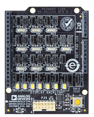 ADP8861SHIELD Evaluation Board - Top View