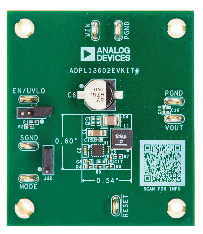 ADPL13602EVKIT Board Photo Top View