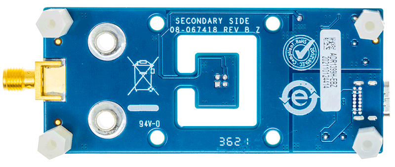 ADR1399H-EBZ Evaluation Board - Bottom View