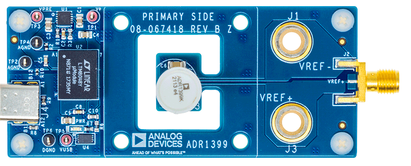 ADR1399H-EBZ Evaluation Board - Top View