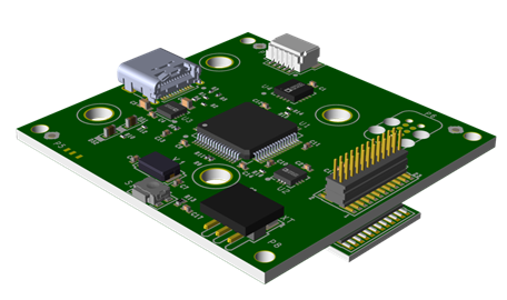 ADRD2121 EBZ EVAL BOARD bottom angle photo