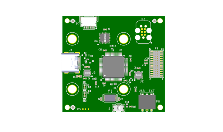 ADRD2121 EBZ EVAL BOARD bottom photo