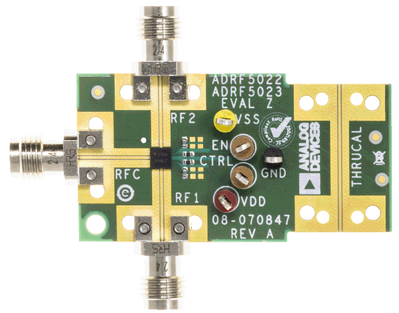 ADRF5023 Evaluation Board - Top