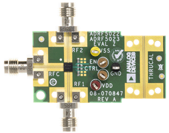ADRF5023 Evaluation Board - Top