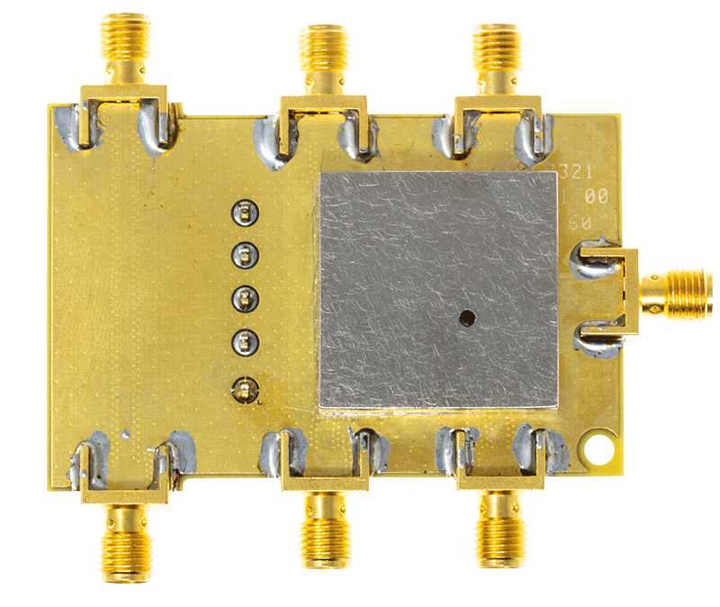 ADRF5345-EVALZ Evaluation Board - Bottom View