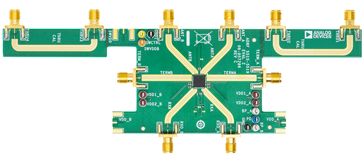 ADRF5519 Evaluation Board - Top