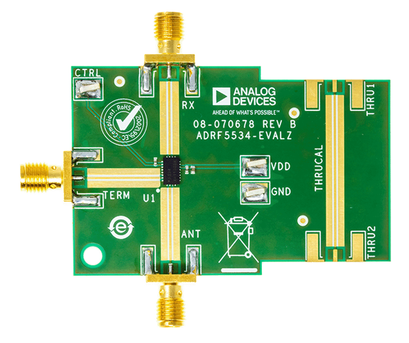 ADRF5534 Evaluation Board - Top