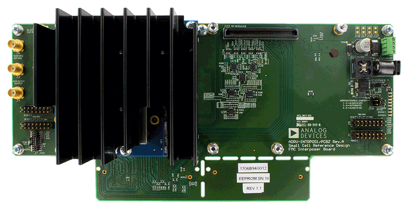 ADRV-DPD1-PCBZ-InterposerBoard-HeatSink-Top-web