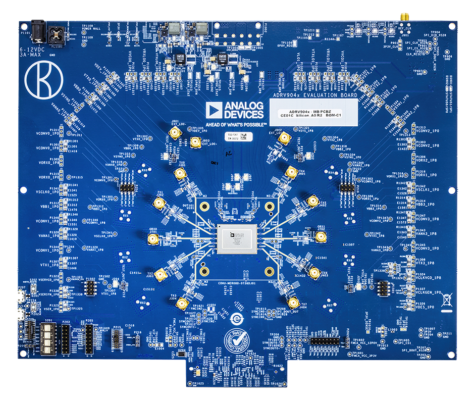 EVAL-ADRV904x Board Photo Top View
