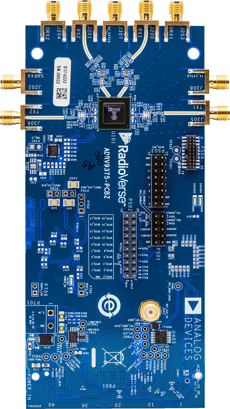 ADRV9375-PCBZ - Top View