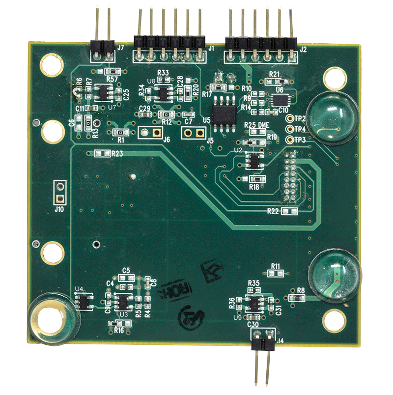 ADUX1020 Evaluation Board - Bottom View