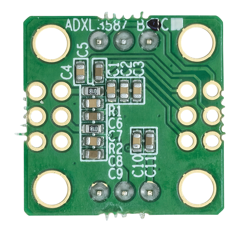 EVAL-ADXL358 Evaluation Board - Bottom View