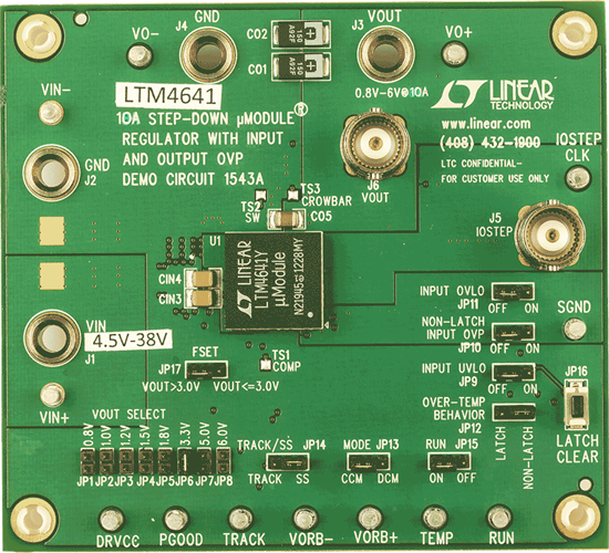 DC1543A Demo Board